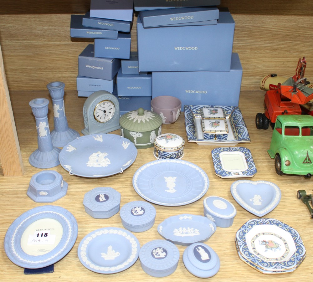 A collection of Wedgwood jasperwares